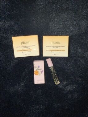 Gisou Honey Infused Hair Mask 30 ml sam. Sz  x2 bnib 1 hair oil ss/ perfume ss